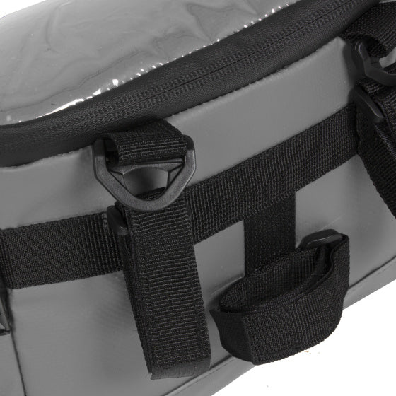 Carbon Water Absorbent Lenkertasche mit Schulter-Lenkerhalterung 5L Grau
