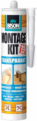 Bison 1029687 - b montagekit trsp koker 310gr | 3 stuks