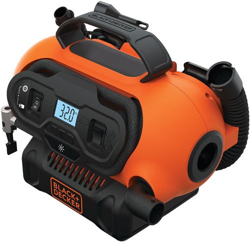Black+decker bdcinf18n 11bar ac dc of 18v compressor | universele ventieladapter | 230v adapter - bdcinf18n-qs