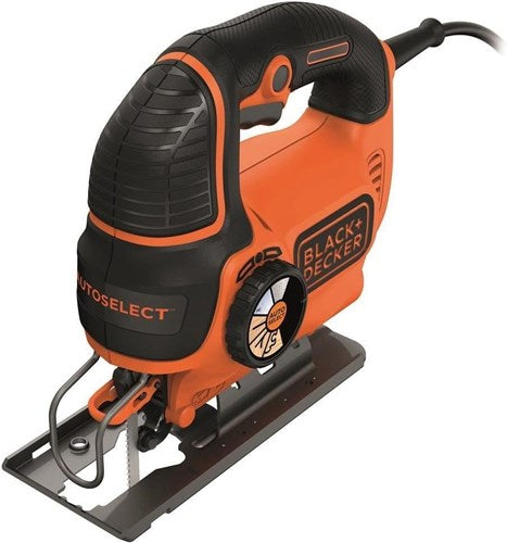 Black+decker ks801sek 550w pendeldecoupeerzaag | in koffer | 1x antisplinterplaatje | 1x zaagblad - ks801sek-qs