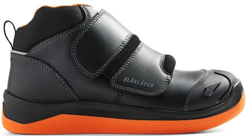 Blåkläder asfaltschoen elite 2459 s2 p hoog | zwart oranje | maat 44 - 00.183.010.44