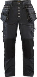 Blåkläder baggy denim stretch x1900 19991141 | zwart | maat c50 - 7330509513941