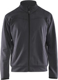 Blåkläder service sweatshirt met rits 33622526 | medium grijs zwart | maat l - 7330509685044