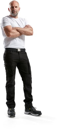 Blåkläder service werkbroek met stretch 14591845 | zwart | maat 46 - 7330509462942