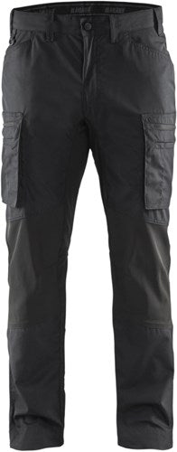 Blåkläder service werkbroek met stretch 14591845 | zwart | maat 46 - 7330509462942