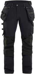 Blåkläder werkbroek 4-weg stretch x1900 19981644 | zwart | maat c152 - 7330509657690