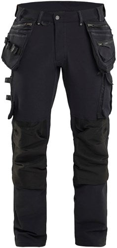 Blåkläder werkbroek 4-weg stretch x1900 19981644 | zwart | maat c54 - 7330509657775