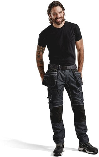 Blåkläder werkbroek denim stretch x1900 19901141 | zwart | maat c158 - 7330509532119