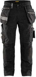 Blåkläder werkbroek met stretch 15901343 | zwart | maat 56 - 7330509621981