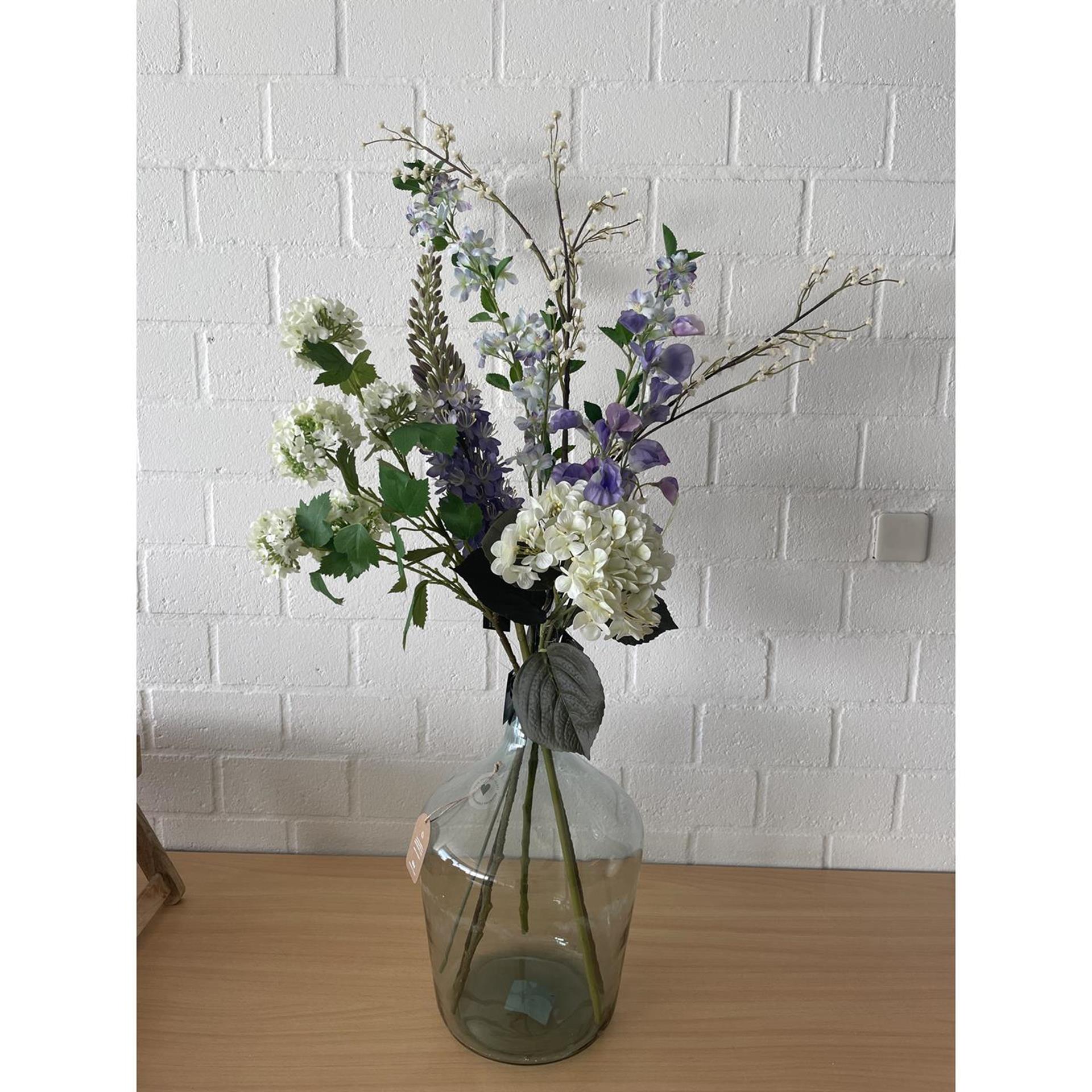 Roberts collection kunstbloem eremures spray 82cm blauw