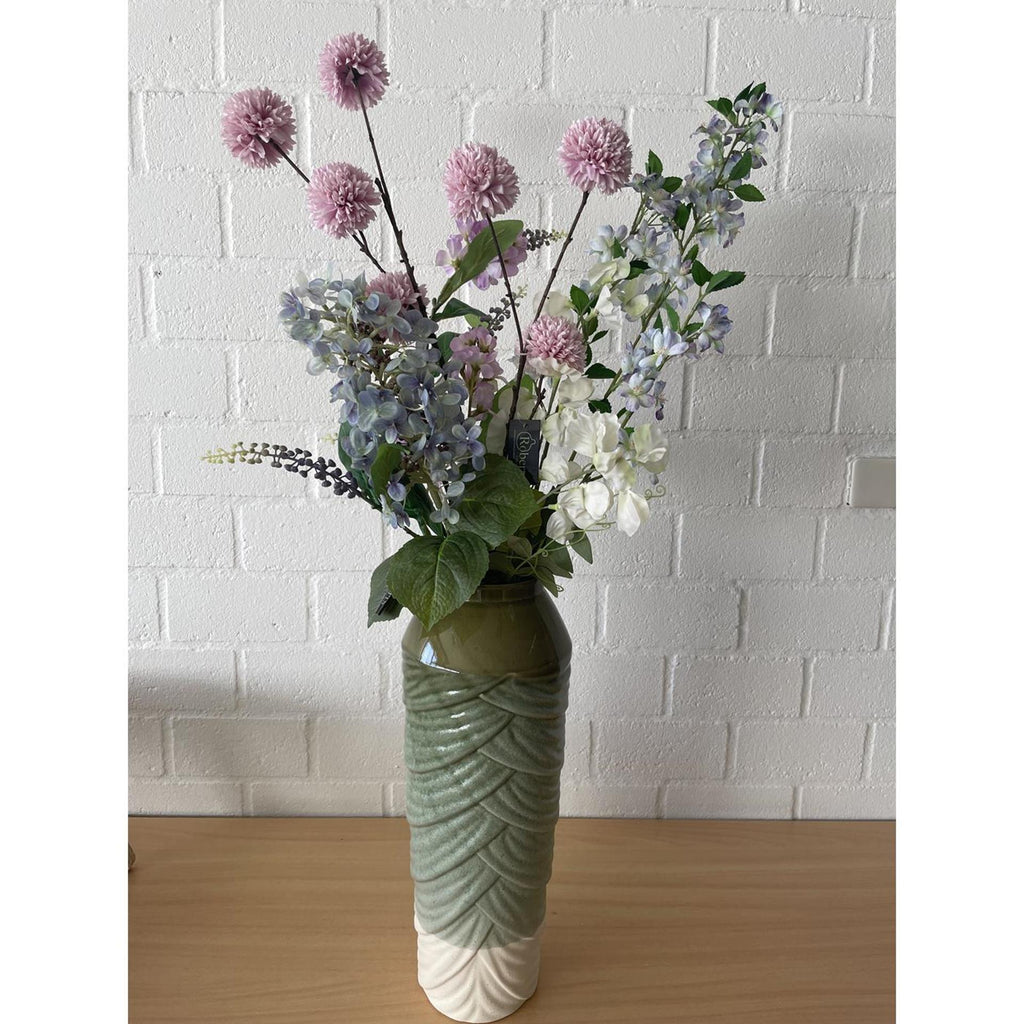 Roberts collection kunstbloem hydrangea cone 75cm blue