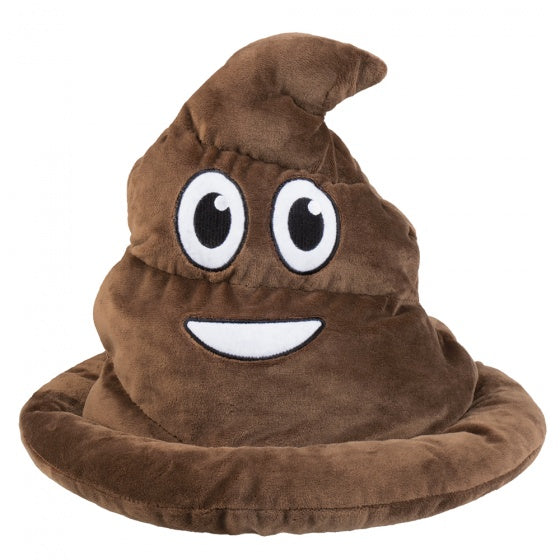 Boland Hut Kackhaufen-Emoji, Unisex, 30 cm, braun