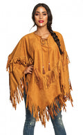 Boland Verkleedponcho Indiaan Dames Bruin One Size