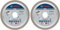 Bosch accessoires bosch 2 stuks diamantdoorslijpschijf best for ceramic extraclean turbo 125 x 22,23 x 1,4 x 7 mm (duopack) - 061599766z