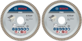Bosch accessoires bosch 2 stuks diamantdoorslijpschijf best for ceramic extraclean turbo 125 x 22,23 x 1,4 x 7 mm (duopack) - 061599766z