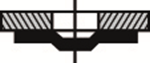 Bosch accessoires 1 lamellenschijf 115 , expert for metal recht, kunststof, 120 - 2608607364