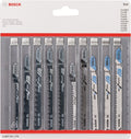 Bosch accessoires 10-delige decoupeerzaagbladenset wood and metal - 2607011170