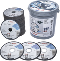 Bosch accessoires 100x doorslijpschijf standard metal 125x1x22.23 in emmer - 2608626116