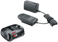 Bosch groen bosch accessoires 1600a02625 | starterset | 18v | 2,5 ah + al 18v-20 1600a02625