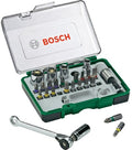 Bosch accessoires 27-delige ratelset en schroevendraaier - 2607017160