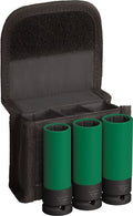 Bosch accessoires 3-delige doppenset | 85 mm, 17; 19; 21 mm 1 2 extra diep - 2608003033