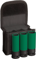 Bosch accessoires 3-delige doppenset | 85mm 1 2 - 2608551102 - 2608551102