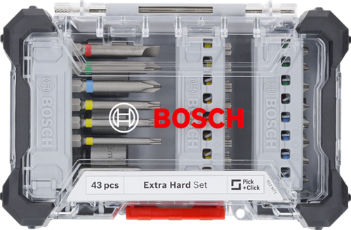 Bosch accessoires 43-delige bitset- en dopsleutel - 2607017723