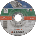 Bosch accessoires 5-delige doorslijpschijvenset gebogen voor metaal | 115 x 2,5 mm - 2609256332