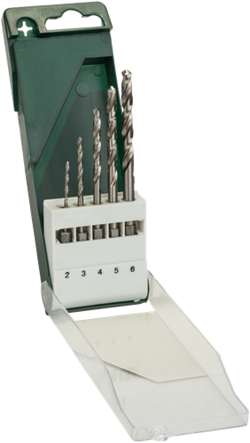 Bosch accessoires 5-delige metaalborenset hss-g met zeskantschacht - 2609255127