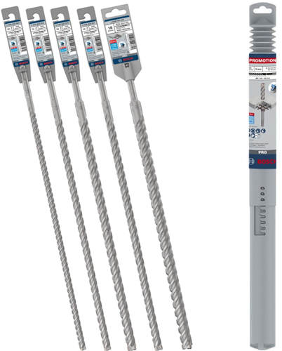 Bosch accessoires 5-delige pro sds plus-5x hamerborenset kort - 10, 12, 14, 16, 18 x 460 mm - 061599766w