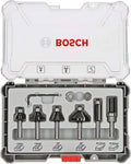 Bosch accessoires 8-delige gemengde freesset - schachtdiameter 6 mm - 2607017468