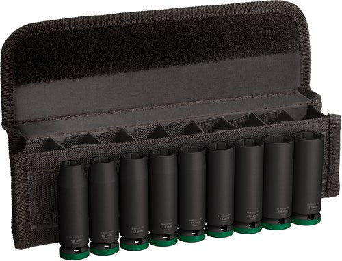 Bosch accessoires 9-delige krachtdoppenset 77 mm, 10;12;13;14;15;16;17;18;19 - 2608003039