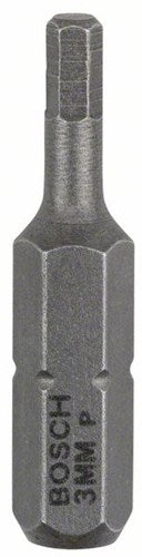 Bosch Zubehör-Bit extra hart Sechskant 3, 25 mm 3 Stück - 2607001722