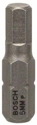 Bosch Zubehör-Bit extra hart Sechskant 5, 25 mm 3 Stück - 2607001726