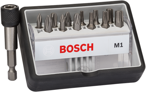 Bosch accessoires bitset | extra hard m1 | robustline | 13-delig - 2607002563