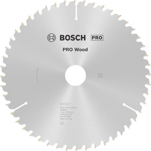 Bosch accessoires cirkelzaagblad optiline wood 216 x 30 x 2,0 mm, 48 1st - 2608640432