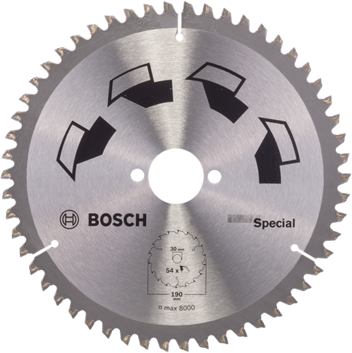 Bosch accessoires cirkelzaagblad special 190x2x30 -,t54 - 2609256892