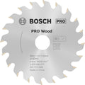 Bosch accessoires cirkelzaagblad standard for wood 85mm | voor gks 10,8 - 2608643071