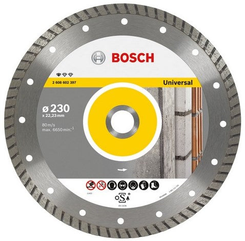 Bosch accessoires diamantdoorslijpschijf 125mm professional turbo | 2608602394 - 2608602394