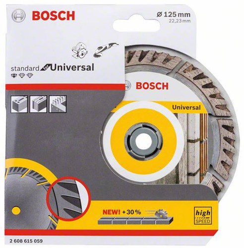 Bosch accessoires diamantschijf standaard for universal 125 mm - 2608615059