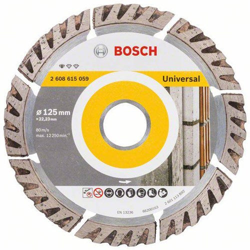 Bosch accessoires diamantschijf standaard for universal 125 mm - 2608615059