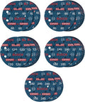 Bosch accessoires expert 55-delige set schuurschijf o780 met film onderlaag, 125 mm, 5xg60; 15xg80; 15xg120; 15xg180; 5xg240 - 2608902429