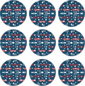 Bosch accessoires expert 9-delige set schuurschijf o780 met film onderlaag, 150 mm, 3xg80; 3xg120; 3xg180 - 2608902448
