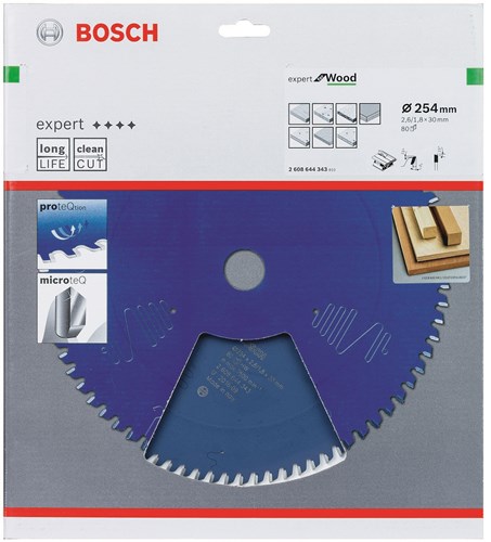 Bosch accessoires expert for wood ex wo t 254x30-80 - 1 stuk(s) - 2608644343 - 2608644343
