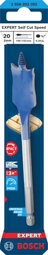 Bosch accessoires expert speedboor self cut speed | zeskantschacht | 20 x 152 mm - 2608902095