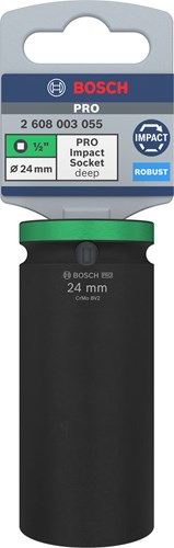 Bosch accessoires krachtdop sw 24 mm | m16 | 77 mm - 2608003055
