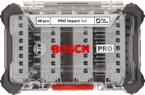 Bosch accessoires pro impact schroefbitset | 48-delig - 2608521u88