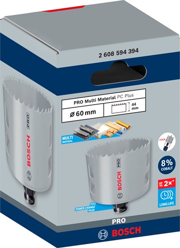 Bosch accessoires bosch pro multi material pc plus lochsäge 60 mm - 2608594394