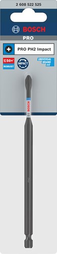 Bosch accessoires pro phillips slagschroefbit | ph2 | 150 mm - 2608522525