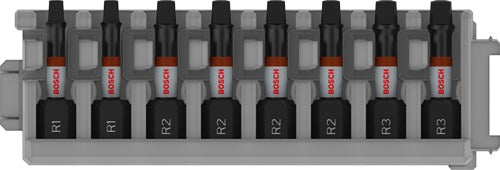 Bosch accessoires bosch pro robertson slagbit r1(x2) r2(x4) r3 (x2) 55 mm 8-delig -...